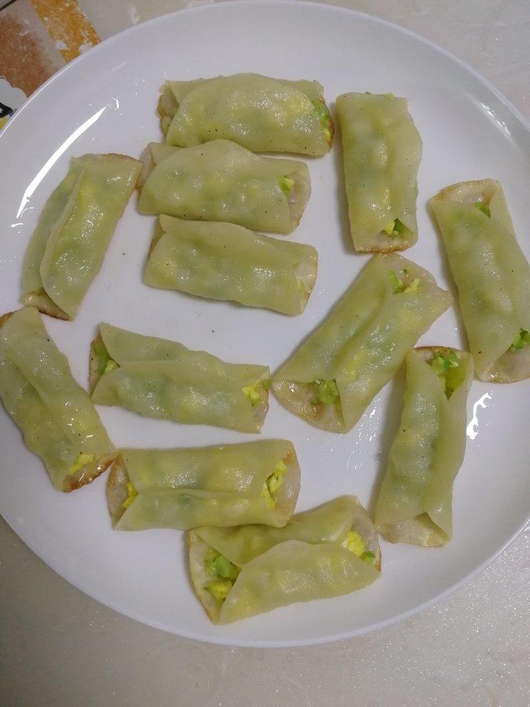 西葫芦锅贴