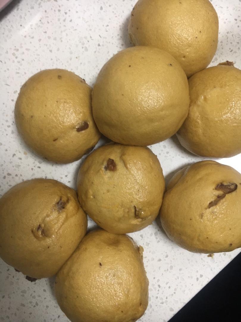 有着面包口感的红糖馒头（一次发酵）
