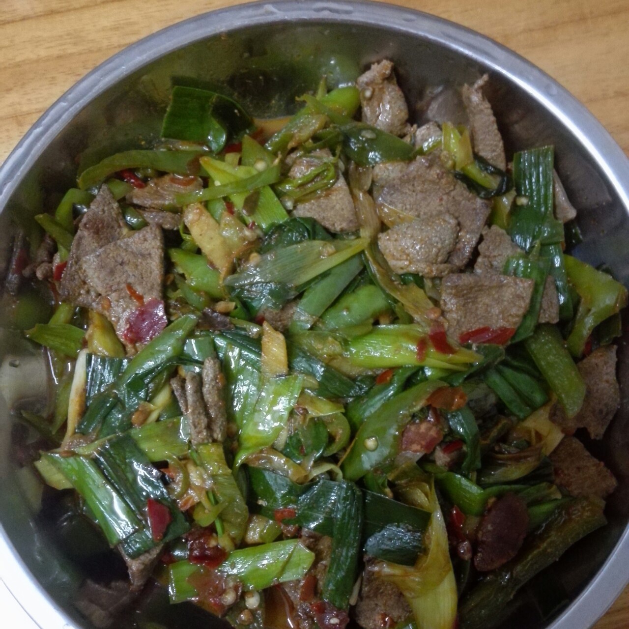 青椒炒猪肝