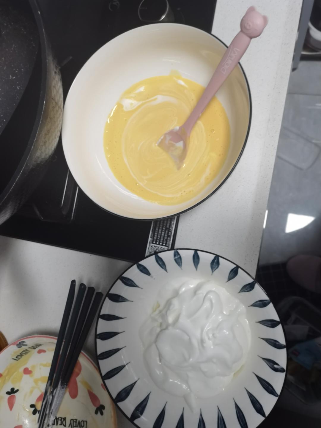 儿童无添加酸奶蒸蛋糕6寸