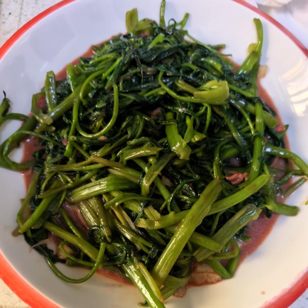 腐乳空心菜，好吃还减肥