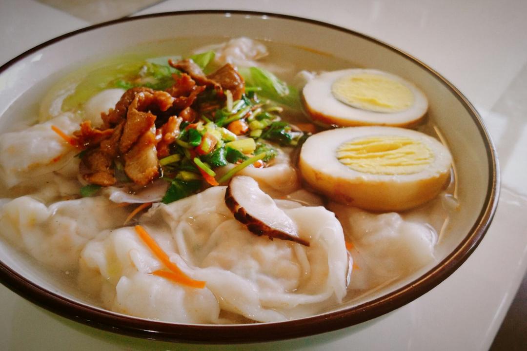 元宝馄饨的包法