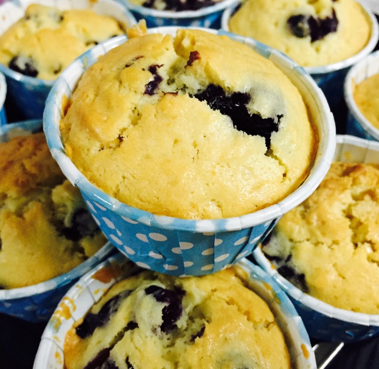 蓝莓玛芬蛋糕 Blueberry Muffin