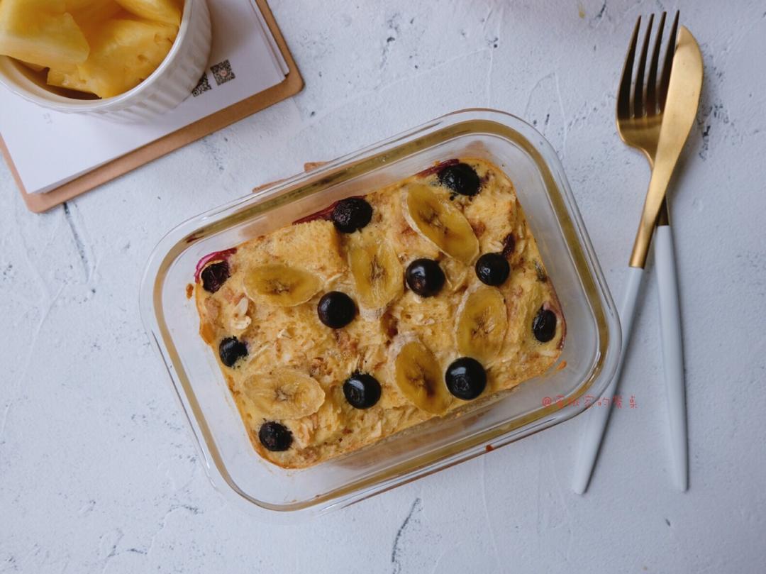 香蕉蓝莓烤燕麦