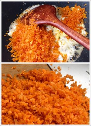 荷兰豆胡萝卜鸡蛋手工水饺的做法 步骤2