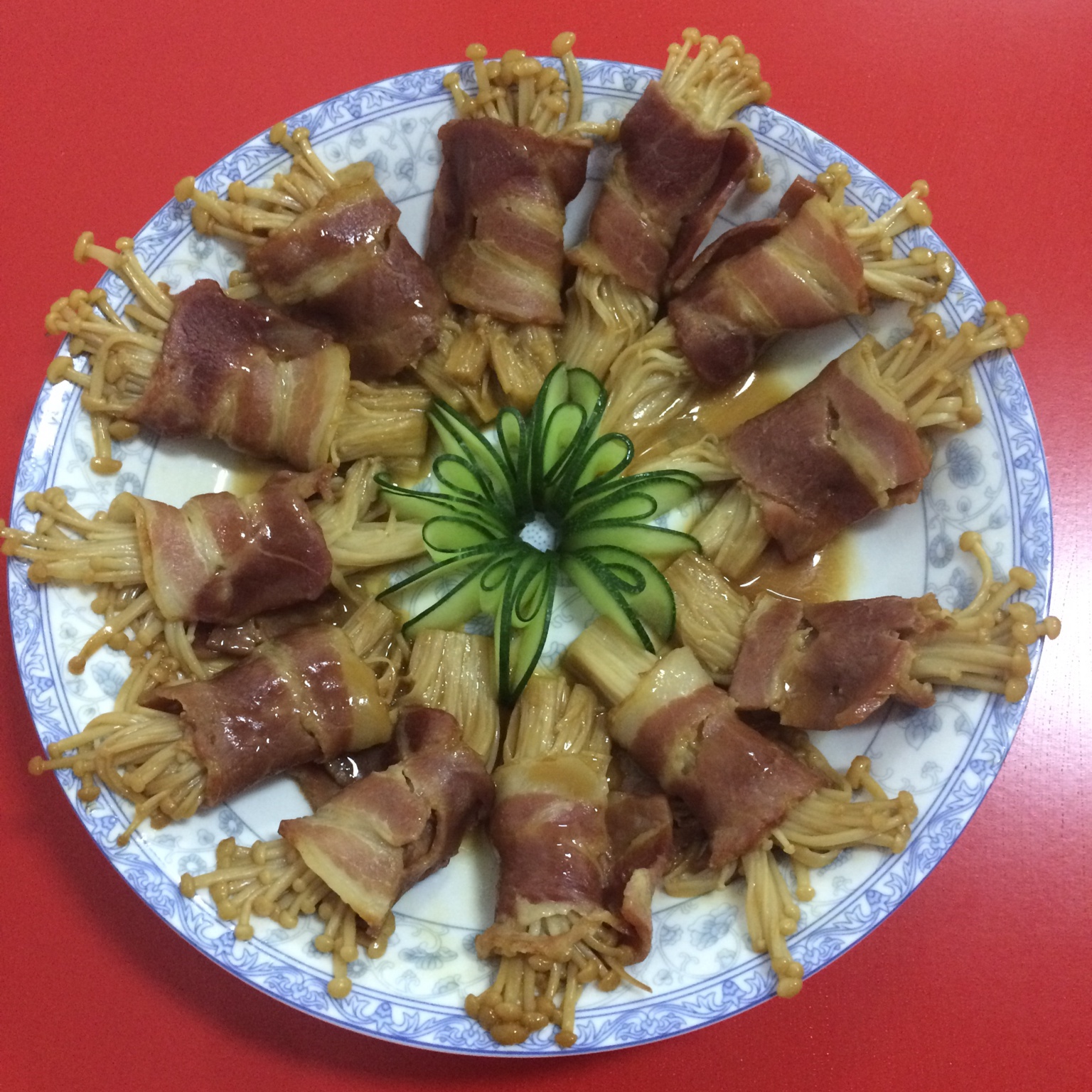 金针菇培根卷