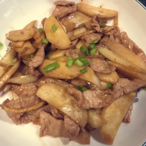 茭白炒肉