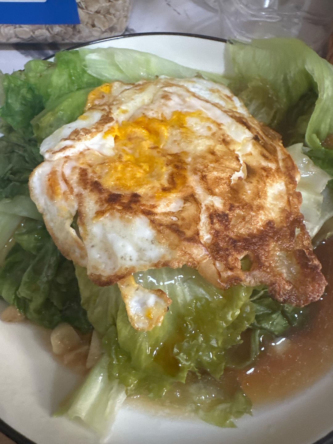 白灼生菜