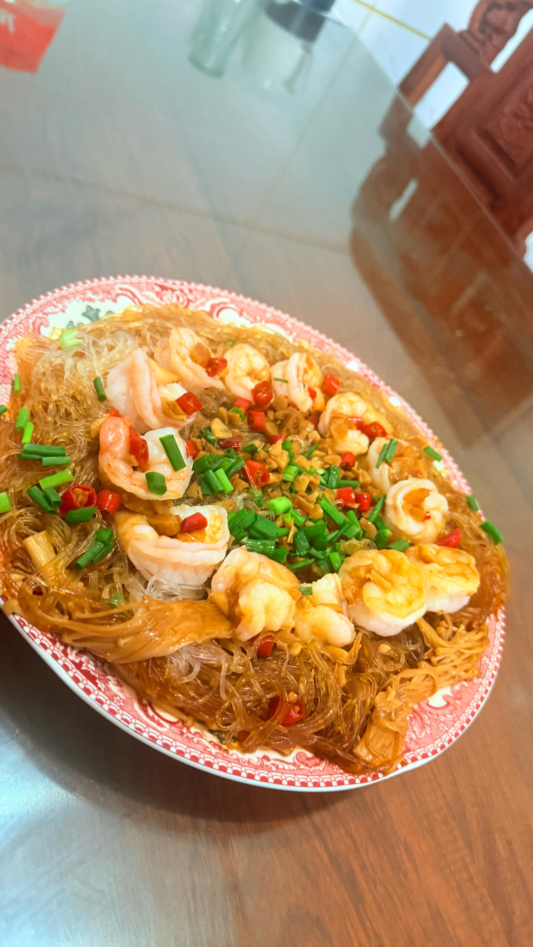 蒜蓉粉丝虾煲