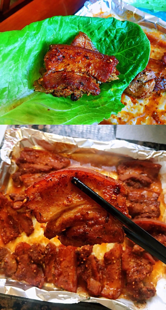 食肉兽的快乐！（生酮keto）低碳者都吃点啥-｛极简派｝！低碳生酮烤肉史上做过的最好吃的甜辣烤五花肉！甜辣爽口！简单粗暴！懒人快手！