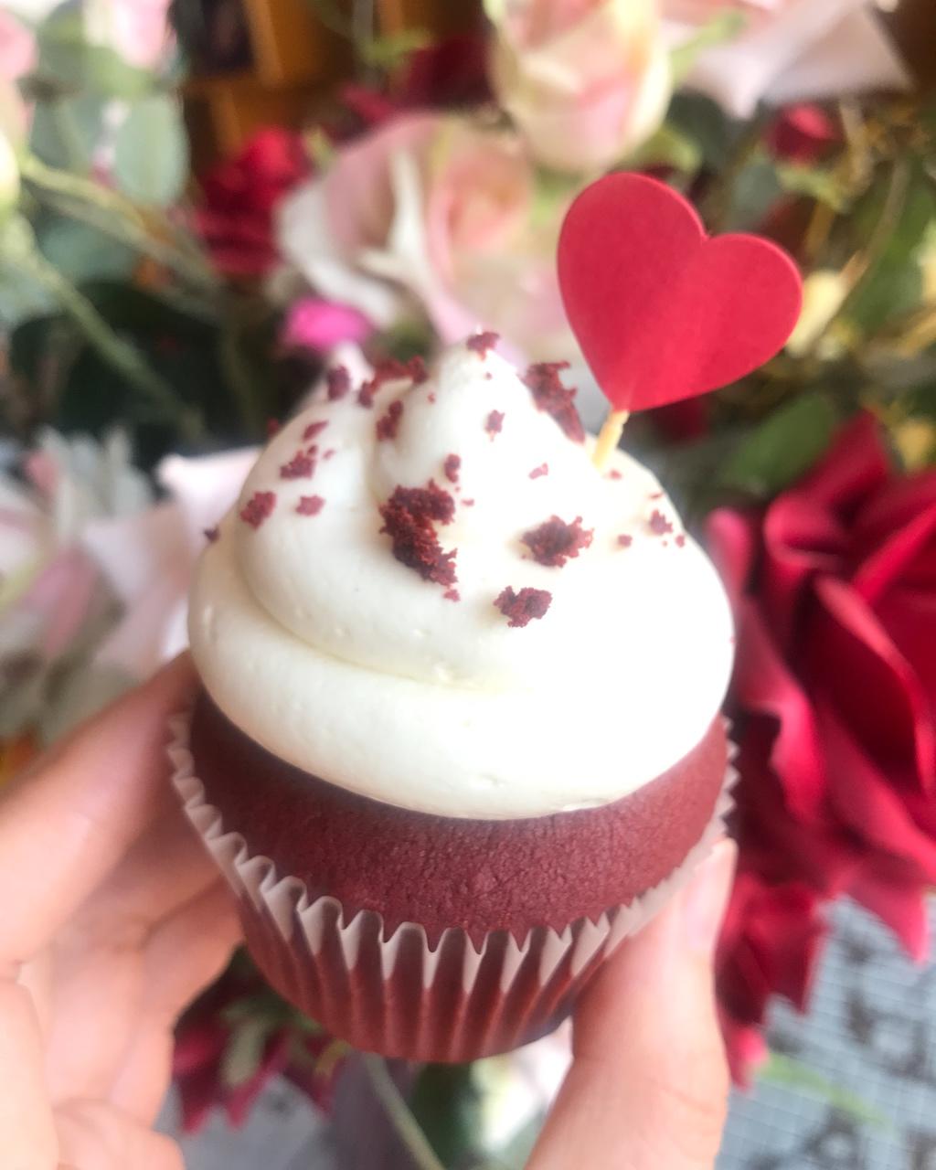 传统红丝绒杯子蛋糕（极软无泡打粉）Red velvet cupcake