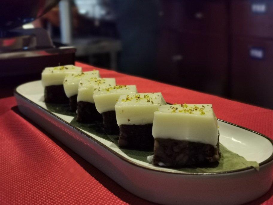 牛奶椰汁红豆糕