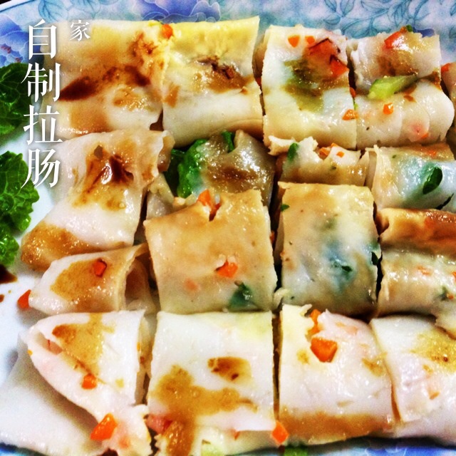 爽口嫩滑，晶莹剔透粤式肠粉——在家自己做拉肠