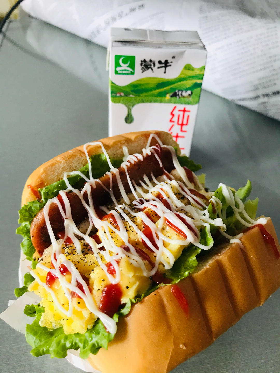 芝士厚蛋烧三明治