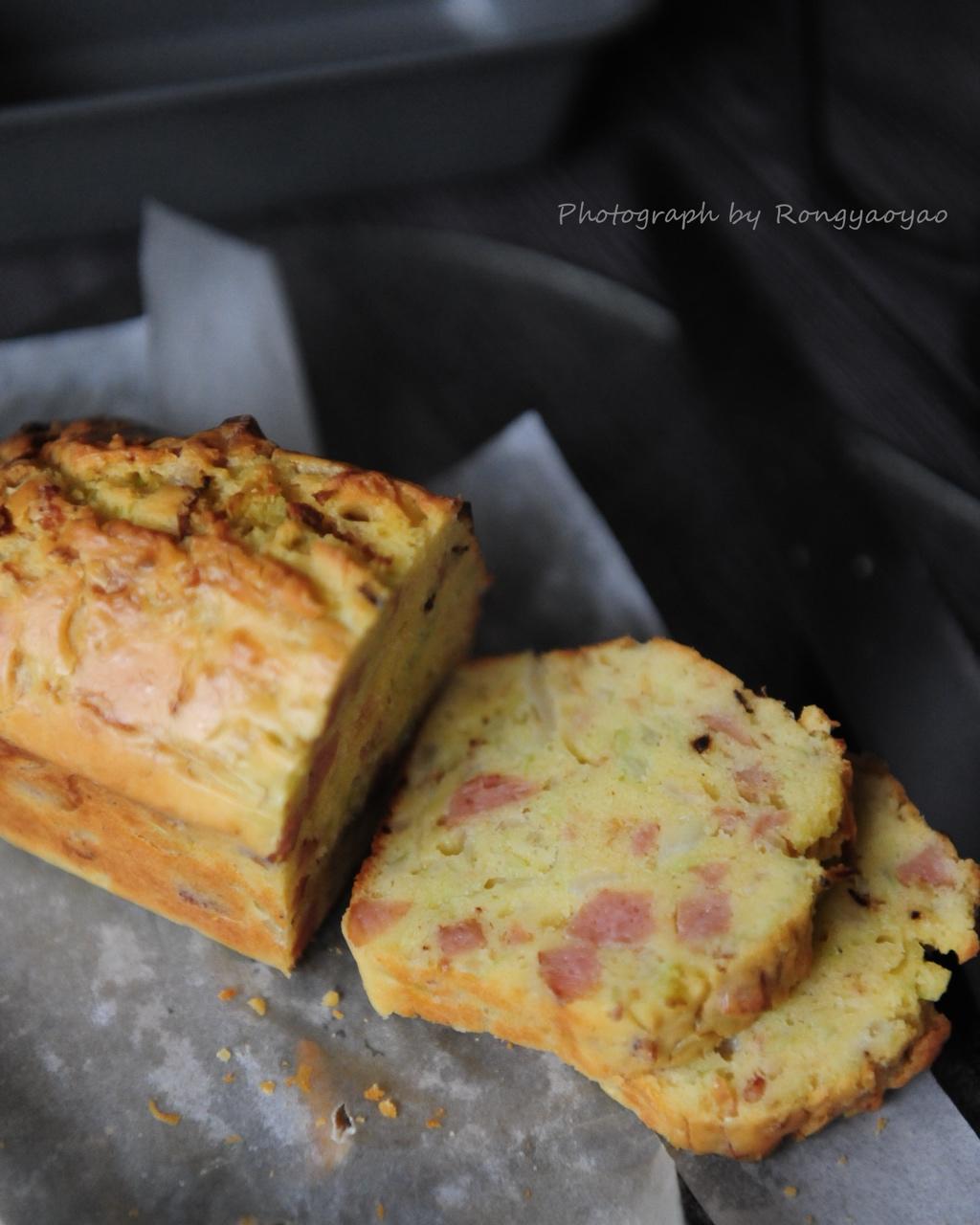 容遥遥做的卷心菜火腿咸蛋糕