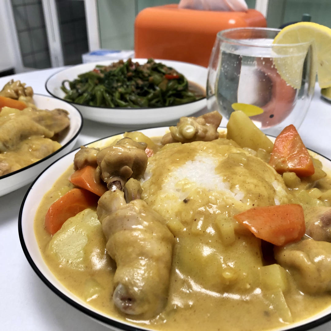 咖喱鸡饭