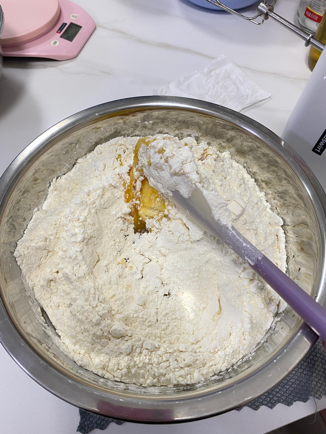 纯奶手撕吐司的做法 步骤1