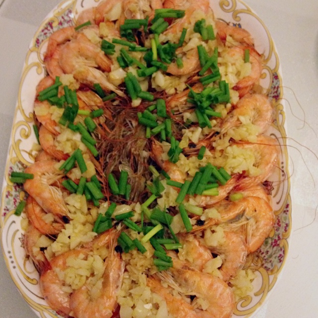 蒜蓉粉丝蒸虾