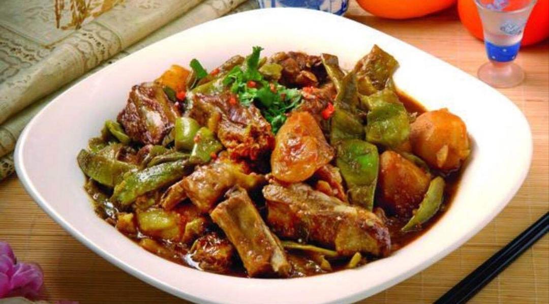 东北版排骨炖豆角
