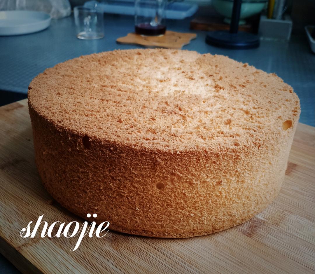 八吋戚风蛋糕