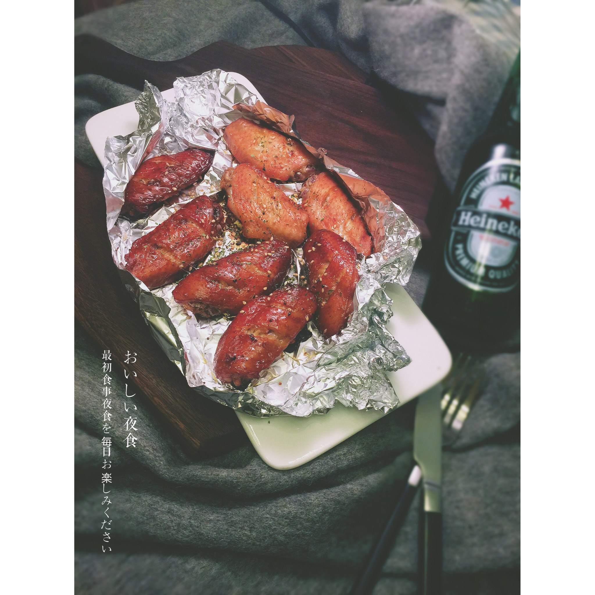 烤鸡翅（自制腌料）