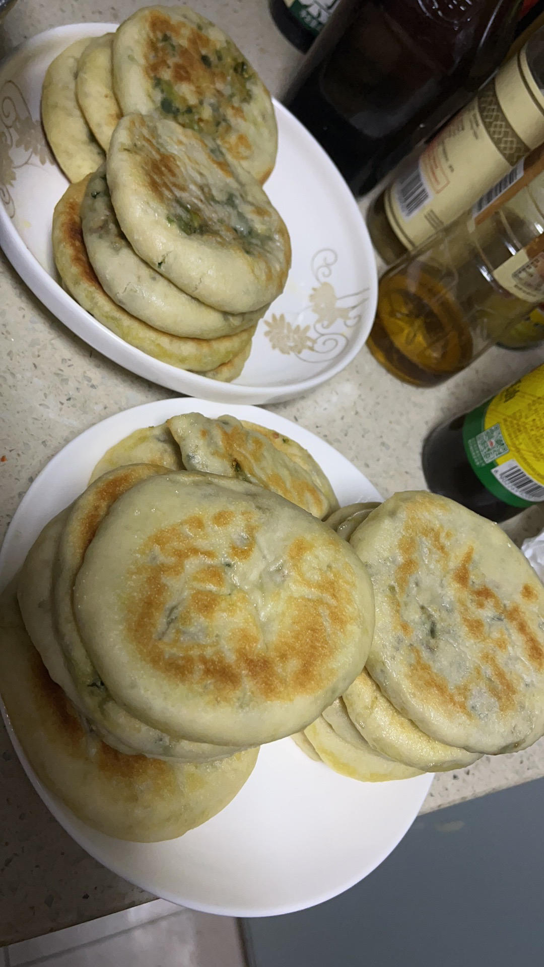 发面韭菜饼