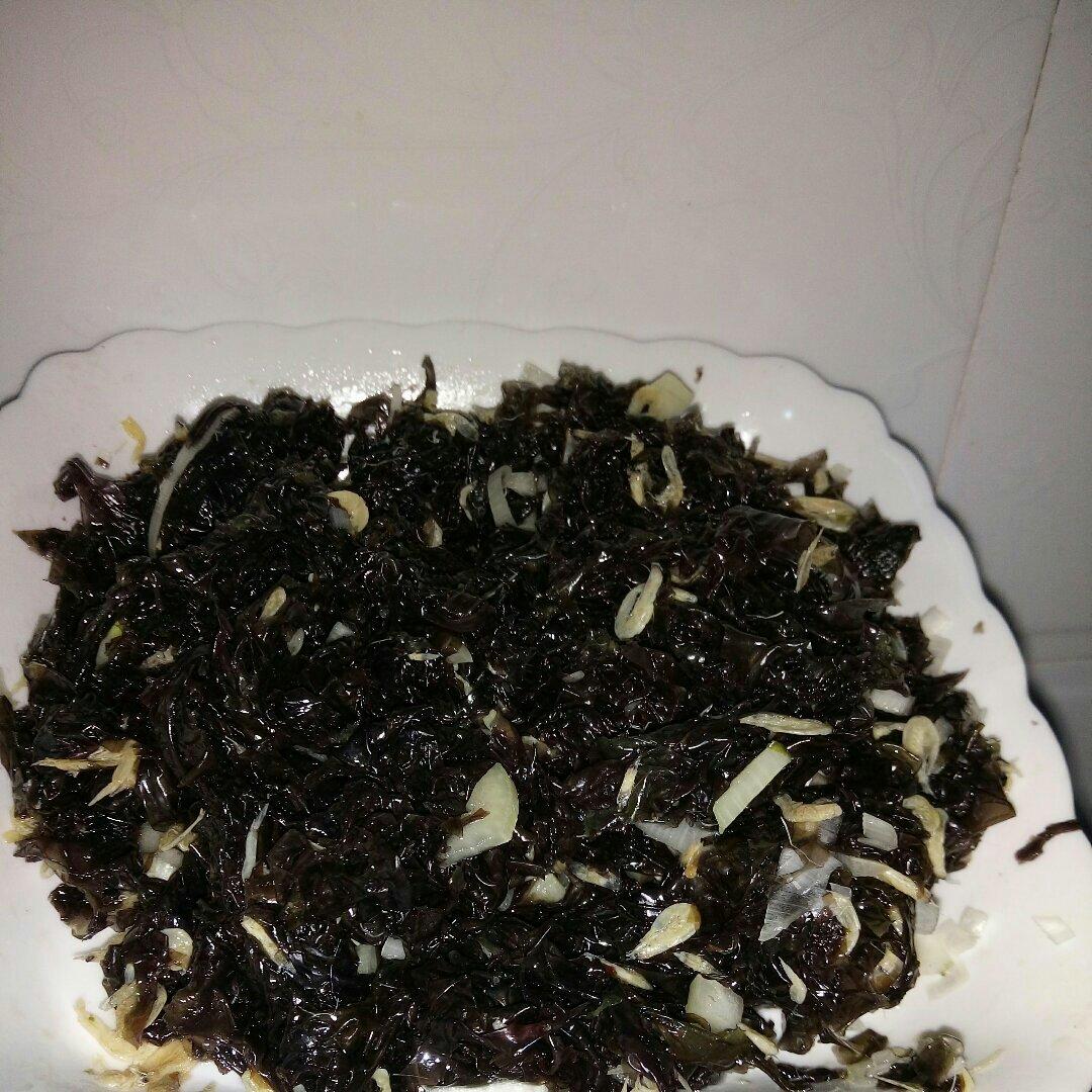 虾米拌紫菜
