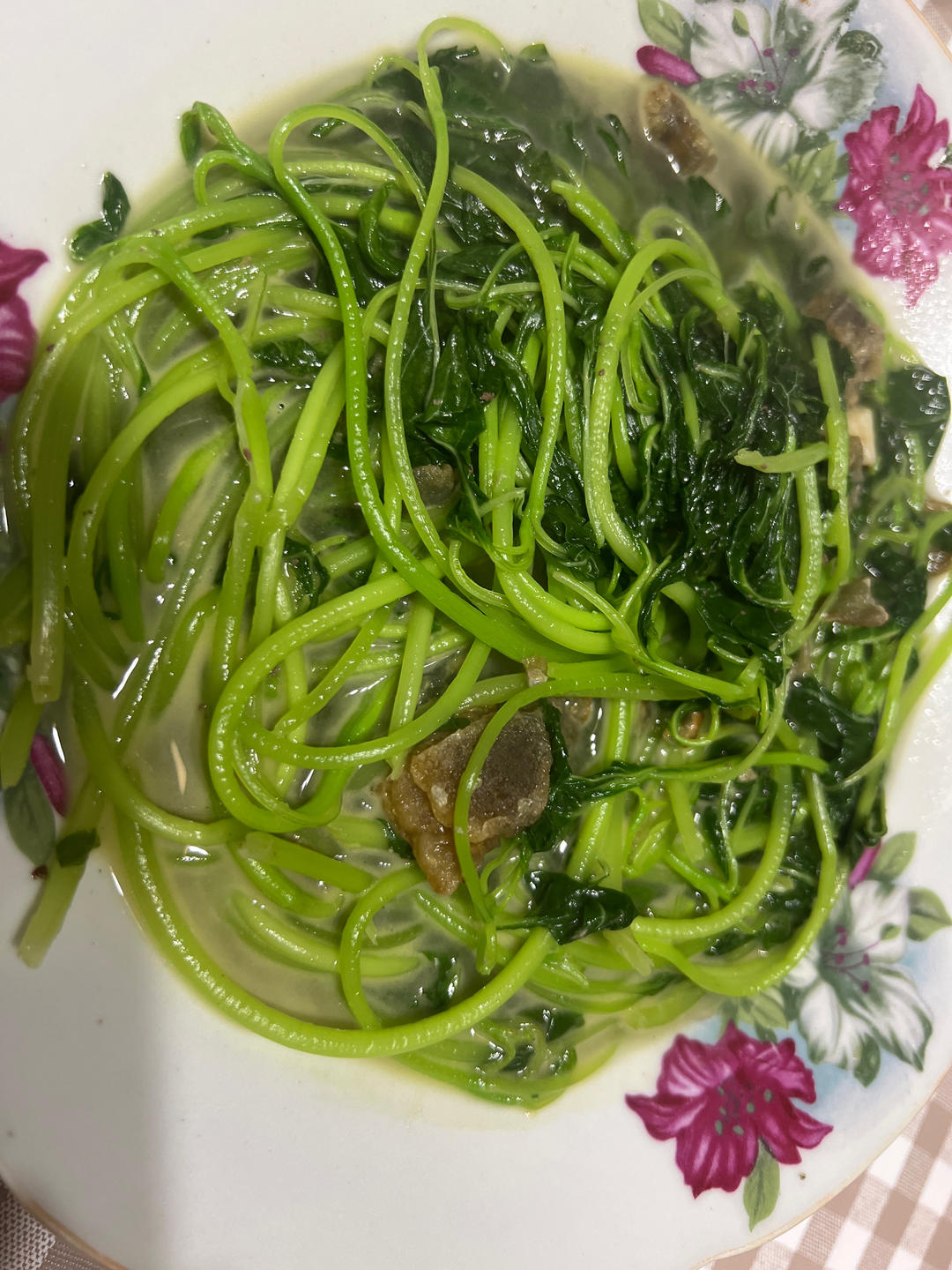 上汤皮蛋苋菜
