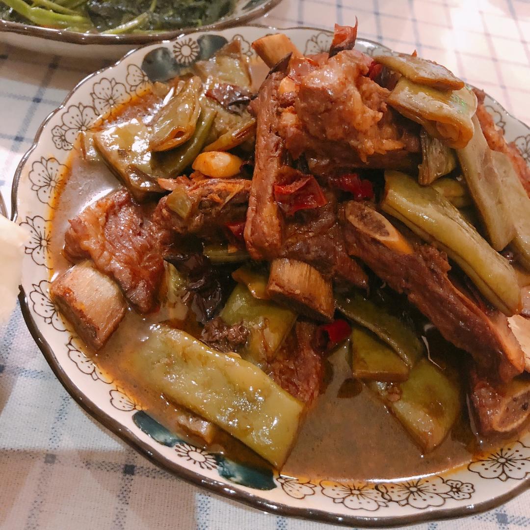 排骨炖豆角