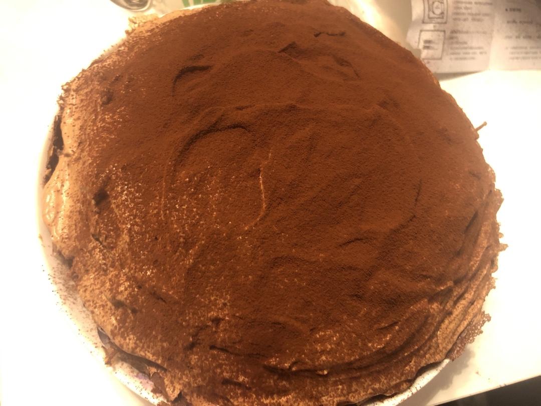 巧克力千层蛋糕