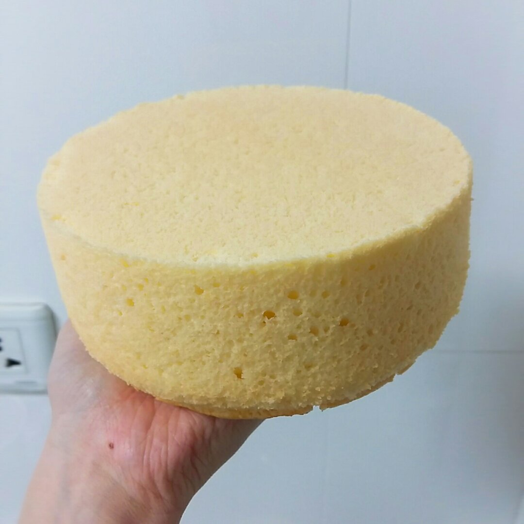 6寸圆模 乳酪戚风（cheese chiffon）