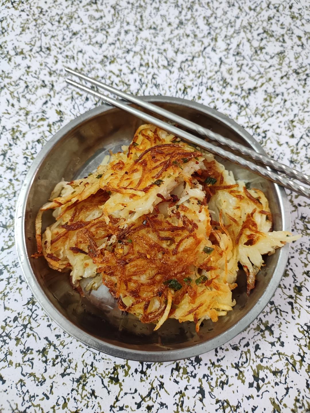 香煎土豆丝饼（超简单）