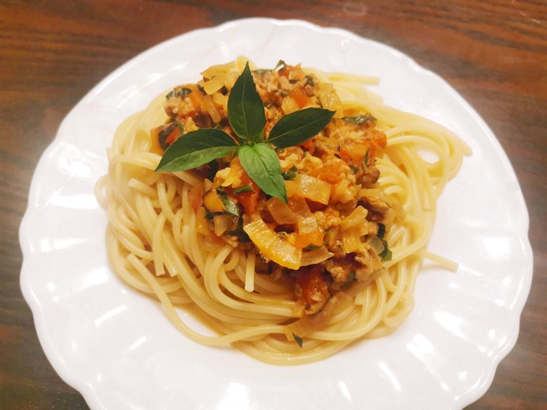 番茄肉酱意面