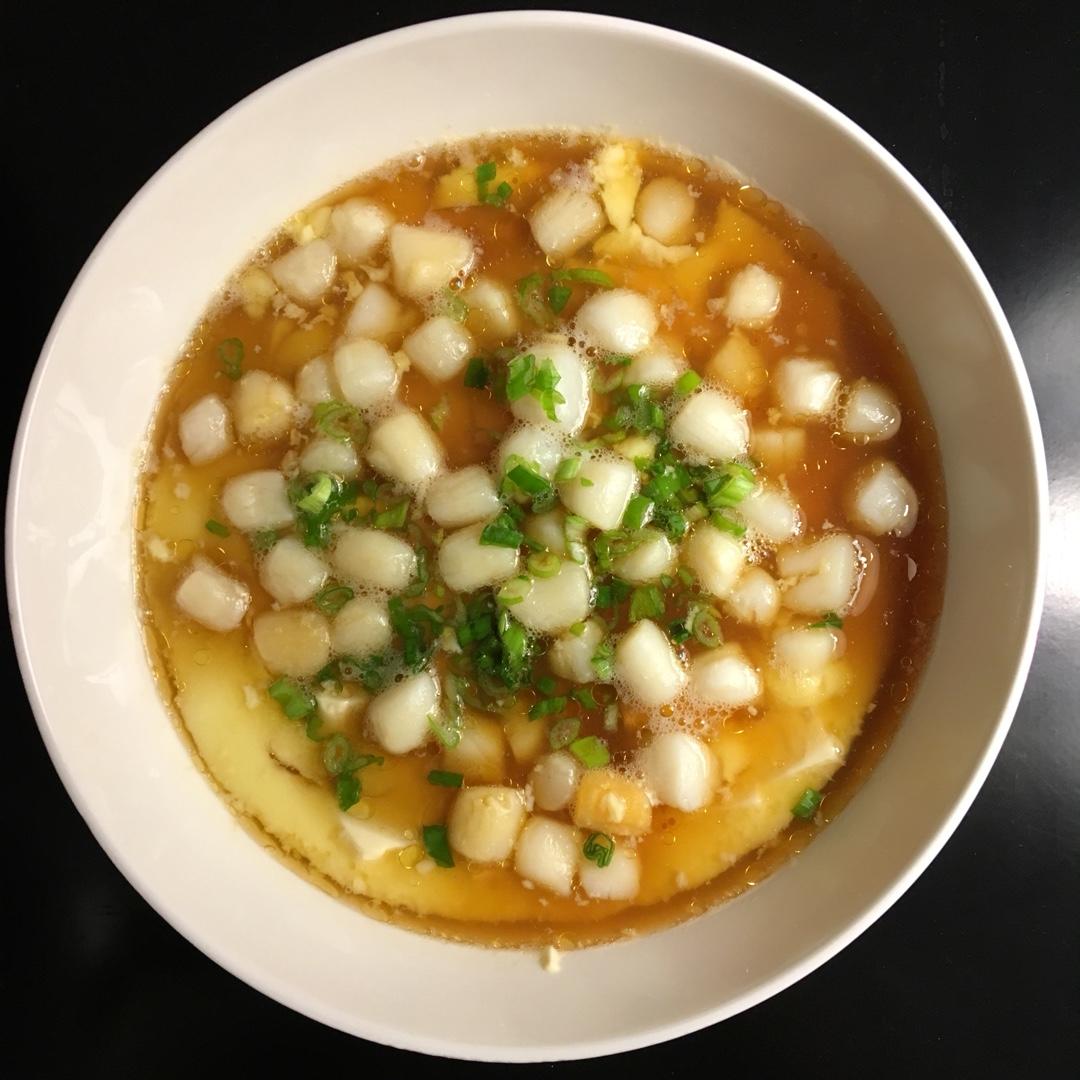 虾仁豆腐蒸水蛋