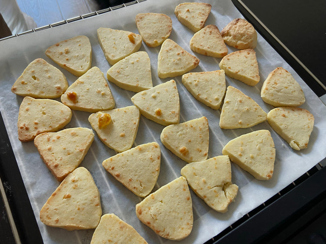 免打发❗️零失败❗️黄金芝士咸味饼干❗️