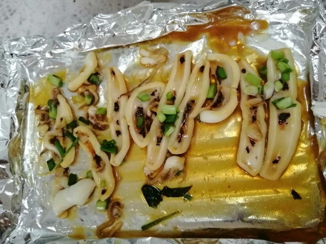 烤鱿鱼（烤箱版）秒杀铁板烧