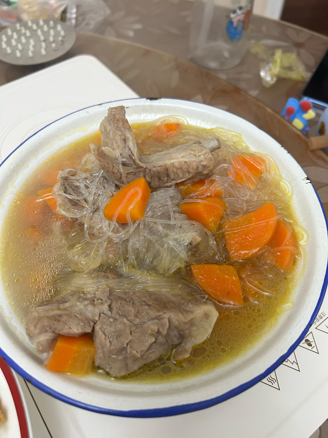 高压锅版胡萝卜玉米排骨汤！