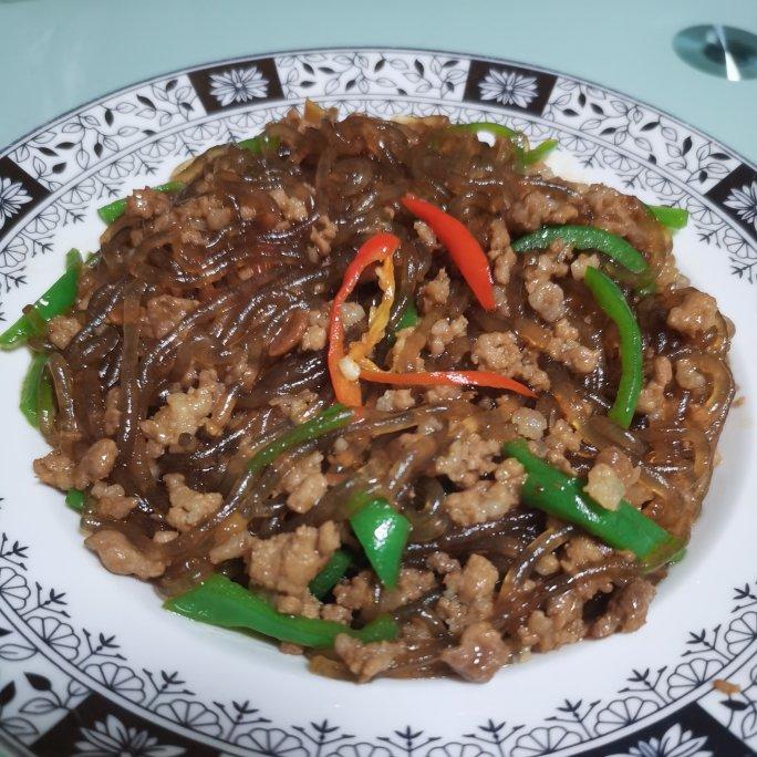 蚂蚁上树(肉末炒粉丝)超下饭‼️十分钟搞定