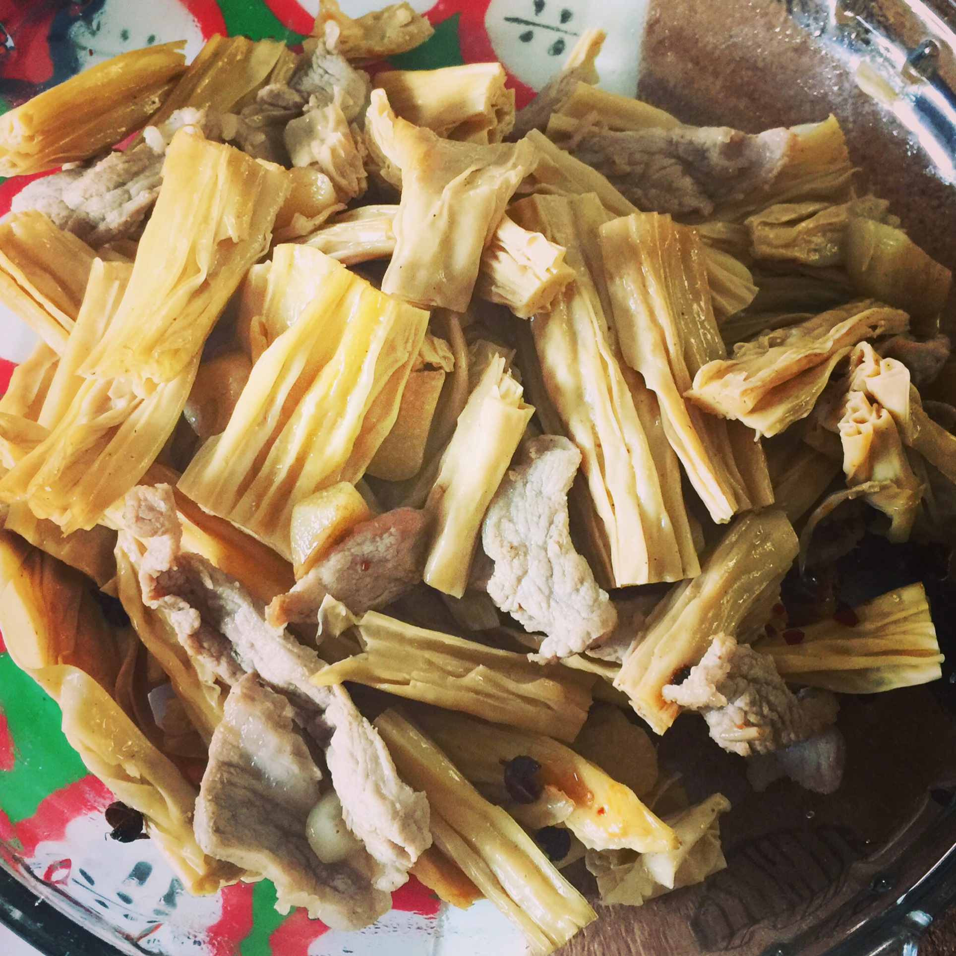 腐竹炒肉