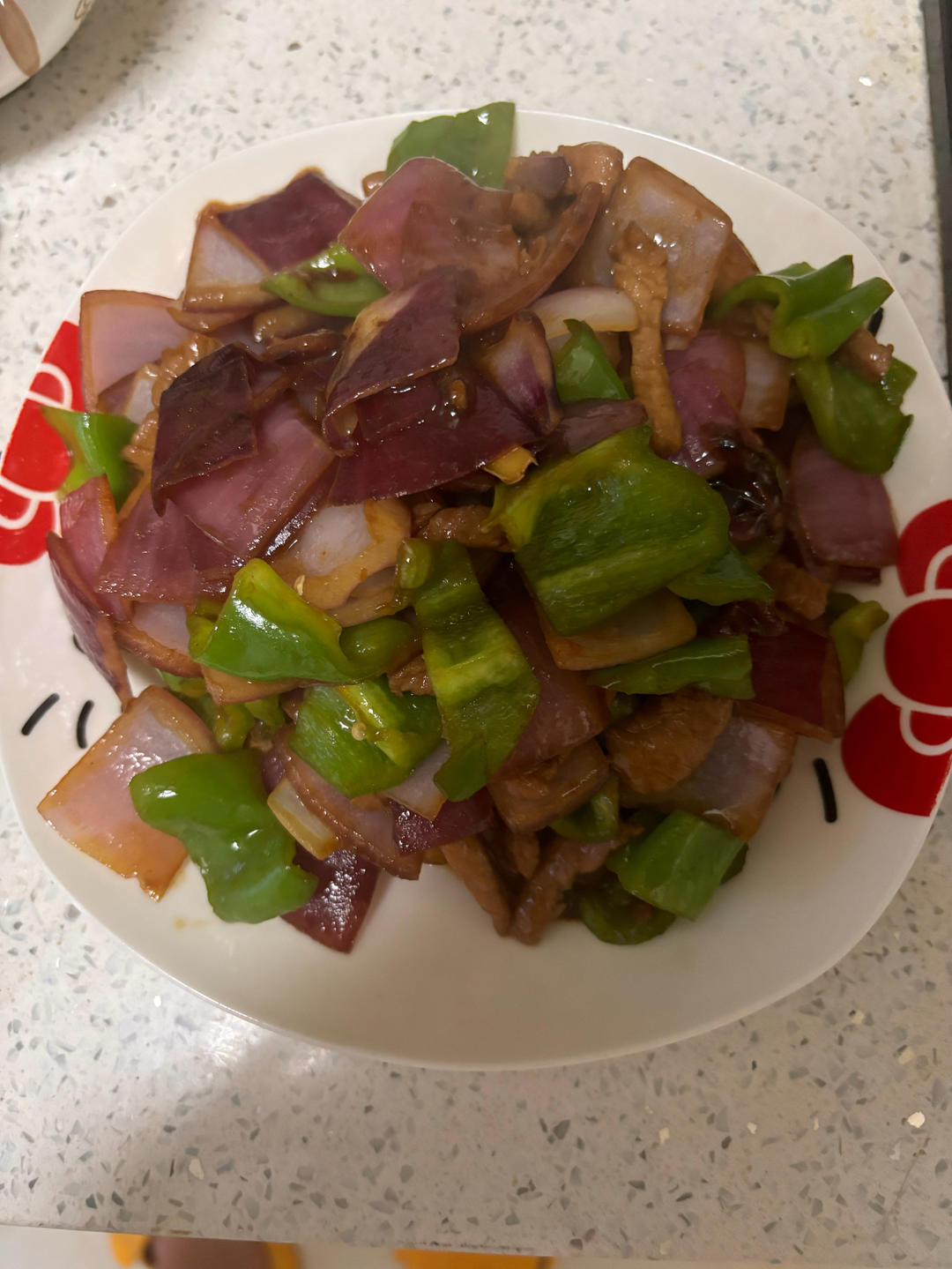 下饭菜：洋葱青椒炒肉片