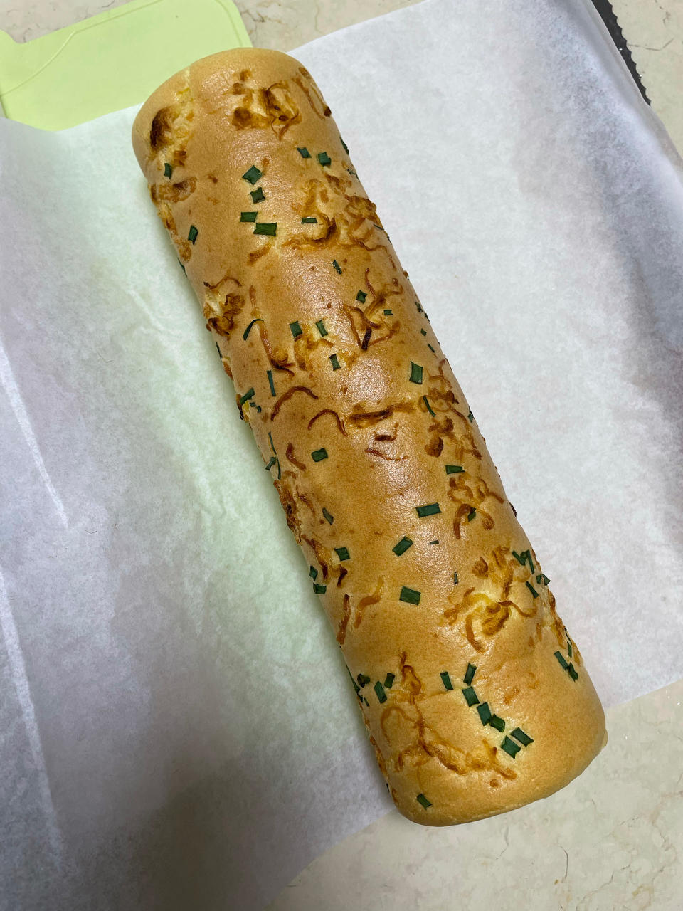 香葱肉松肥蛋糕卷～