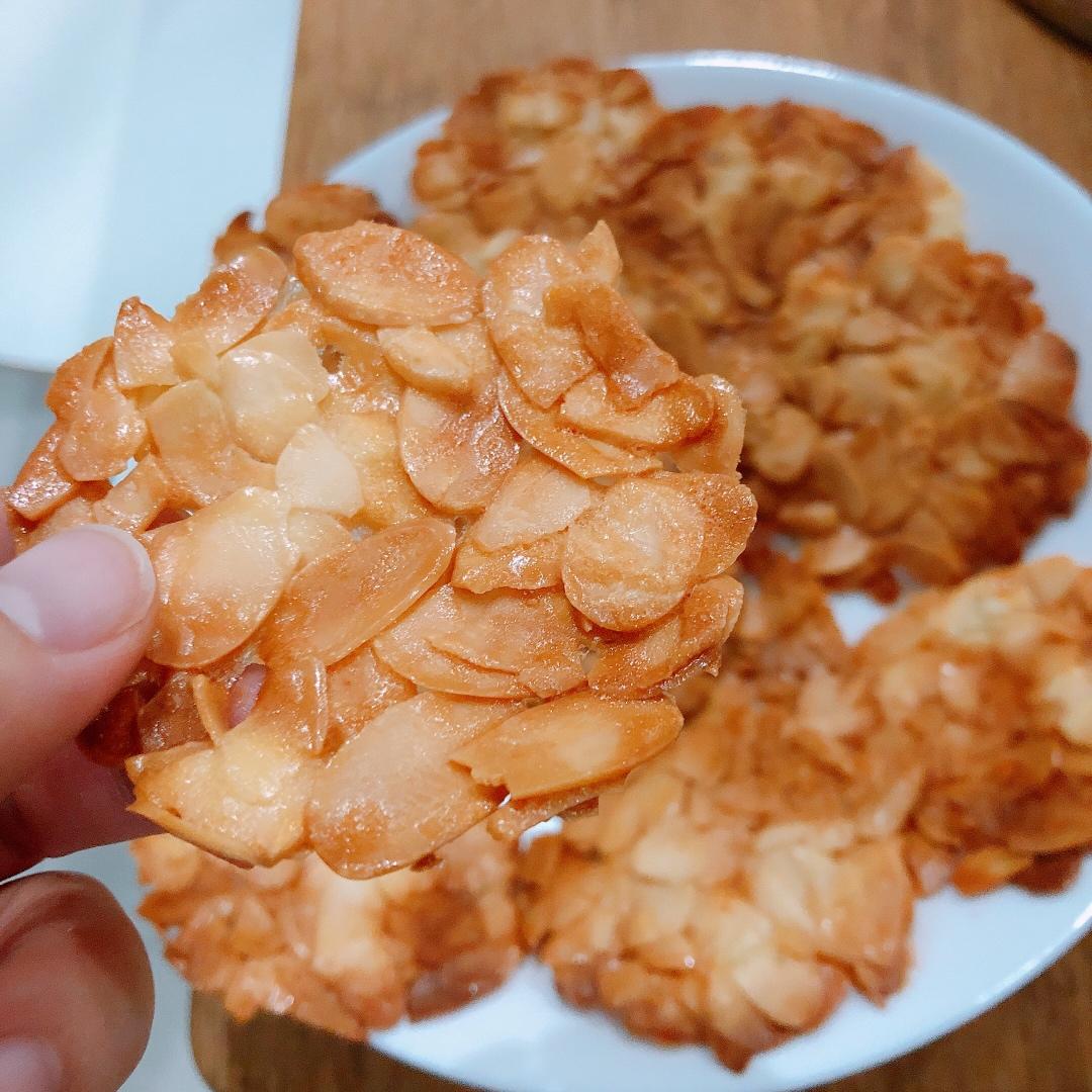焦糖脆脆杏仁瓦片