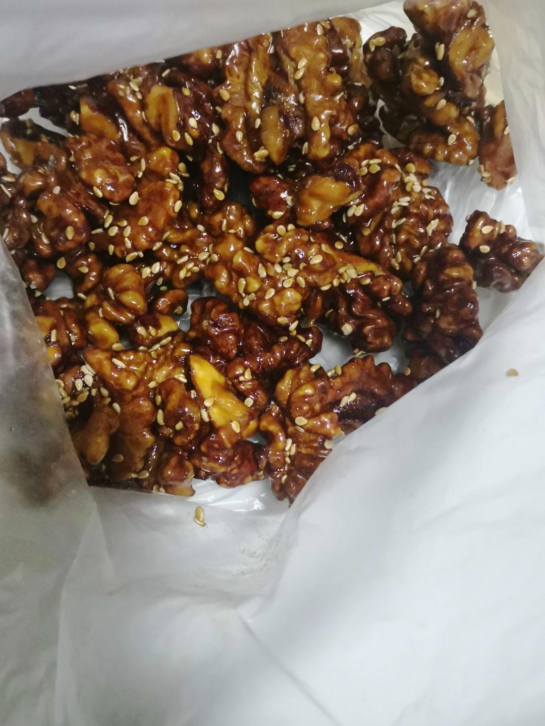 免油炸，空气炸锅或烤箱都能做的琥珀核桃