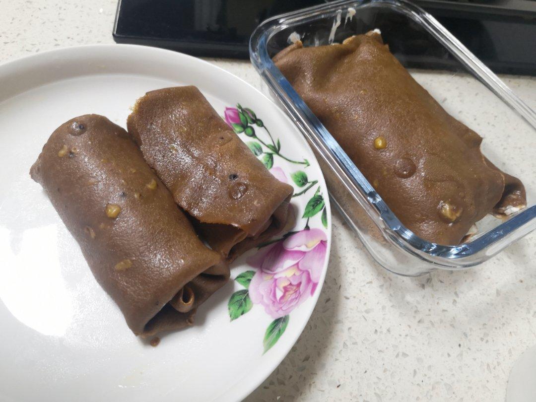 平底锅就能做的奥利奥可可毛巾卷