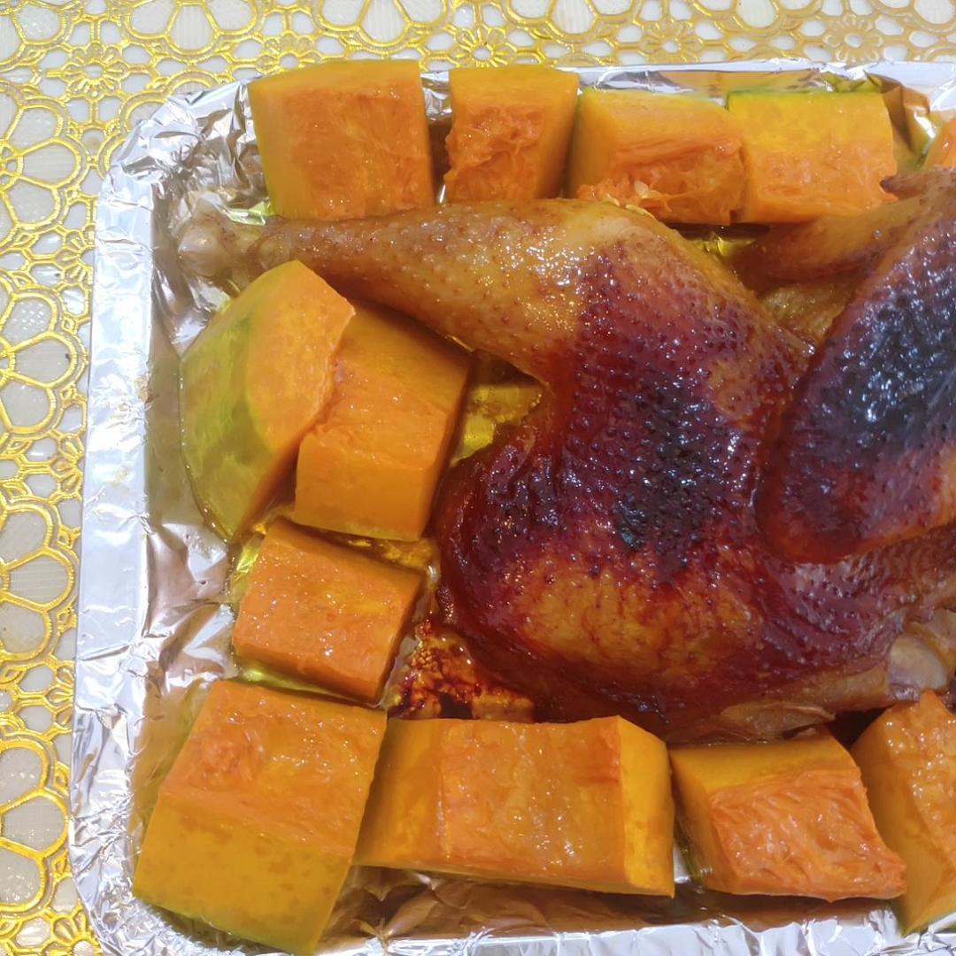 超简单的脆皮烤鸡