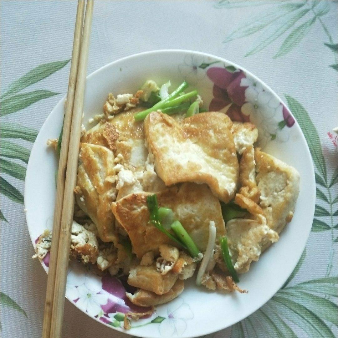 香煎豆腐--家常豆腐
