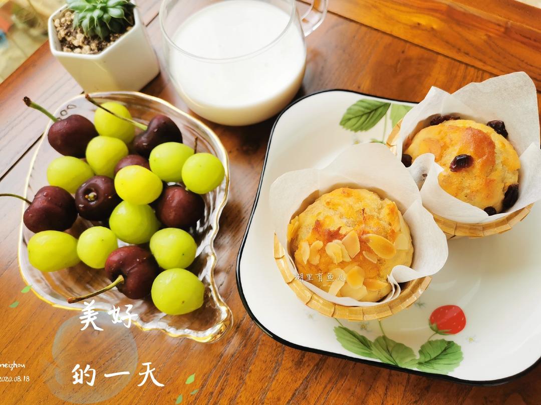 少女心的香蕉蔓越莓玛芬