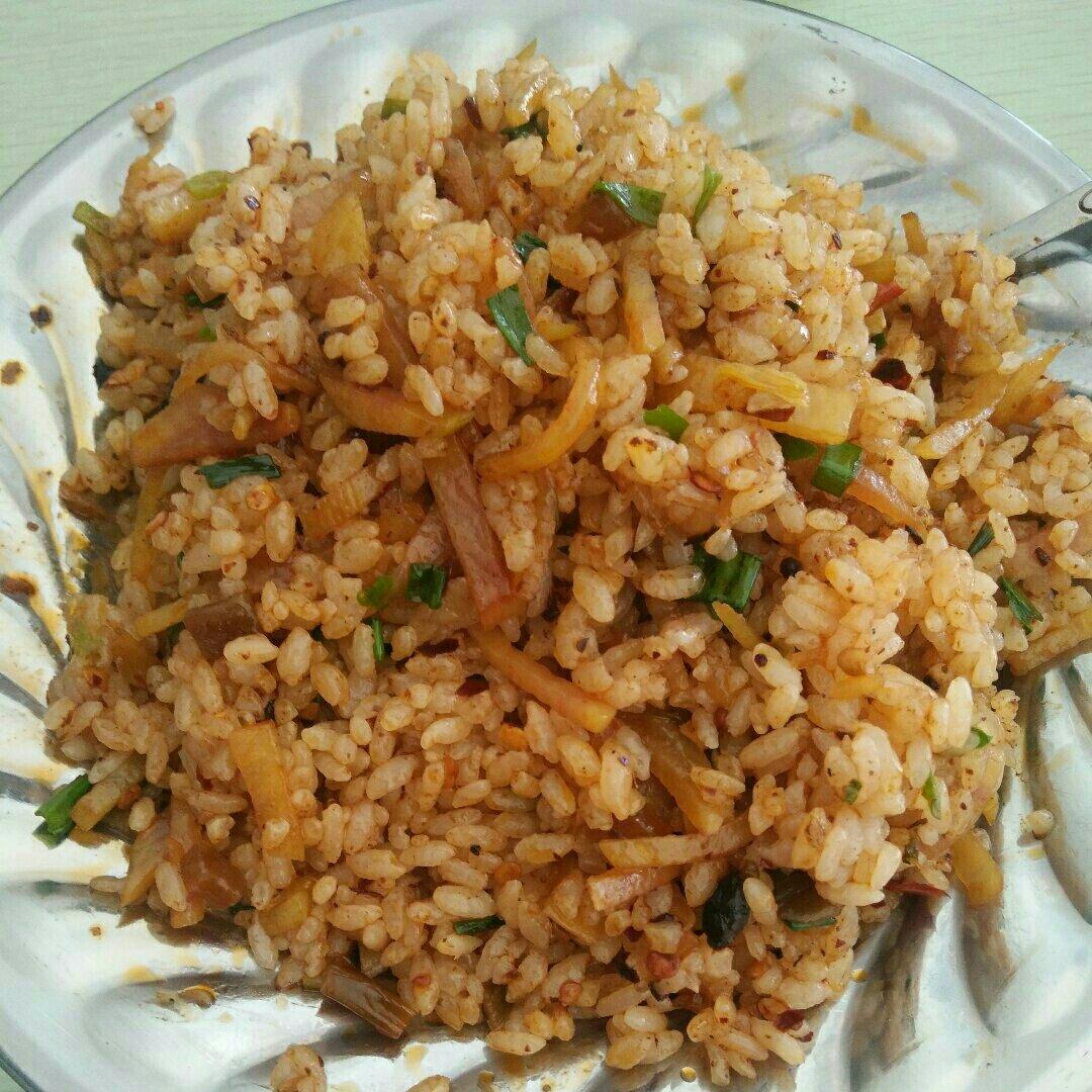 yin做的香辣土豆丝炒饭