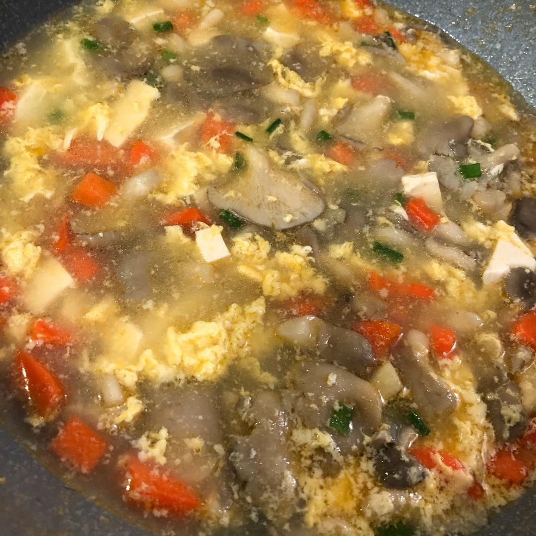 豆腐菌菇汤