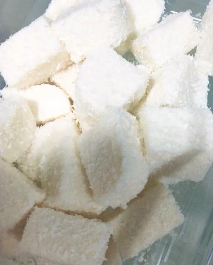 低脂牛奶椰丝小方